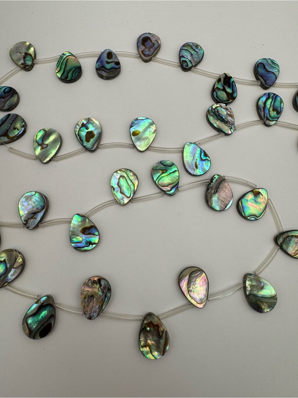 Abalone Teardrop Jewelry - Made To Order - Picture 4 of 4